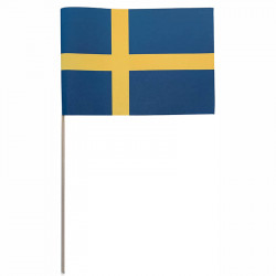 Flag på træpind, Sverige