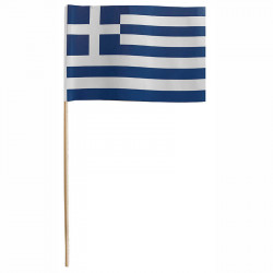 Flagga på träpinne, Grekland