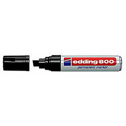 Edding-marker 800 tusch, sort, permanent marker 