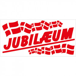 Plakat "Jubilæum" med flag
