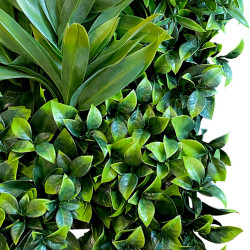 Bladmix plade, skovbund, UV, 100x100cm, kunstig plante