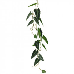 Alocasia bladranke, 105cm, kunstig plante