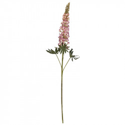 Lupin, lyserød, 105cm, kunstig blomst