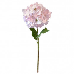Hortensia, lyserød, 52cm, kunstig blomst