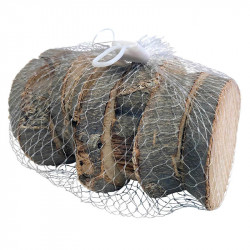 Træskiver med bark i 400g/ net (ca. 8stk.)