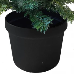 Grandis grantræ, 90cm m sort potte, brandh. EN71,kunstig juletræ