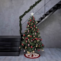Juletræstæppe, rund, 90cm