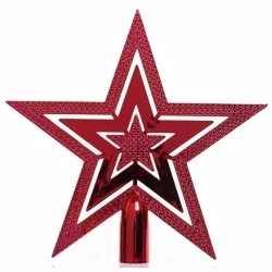 Topstjerne, 20cm Rød