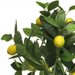 Citrontræ i potte, 70 cm, 12 citroner, kunstig plante