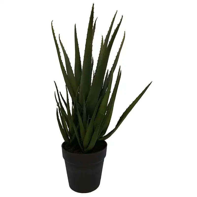 Agave plante i potte, 54cm, kunstig plante