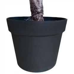 Begonia i potte, 81cm, UV, lilla, kunstig plante