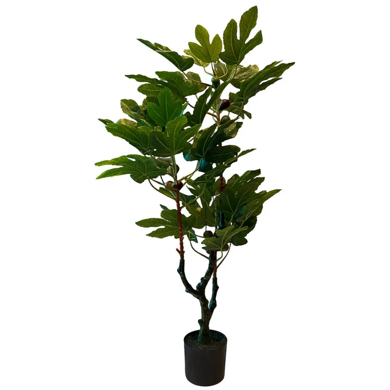 Figen træ m frugter, 95cm, kunstig plante