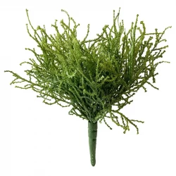Cypresurt buket (Santolina), 18cm, kunstig plante