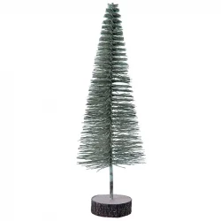 Juletræ i grøn, 44cm, børste, kunstigt træ