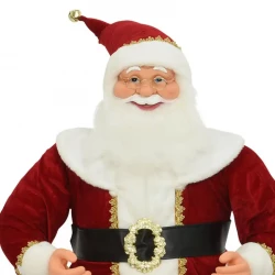 Julemand m bøjelige ben og arme, 140cm