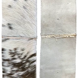 Gedeskindsbånd, i brun/hvid