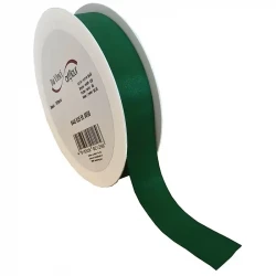 25mm Taftbånd med sømkant, Mørkegrøn
