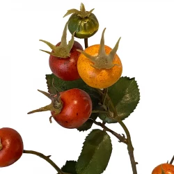 Hybengren, orange, 65cm, kunstig gren