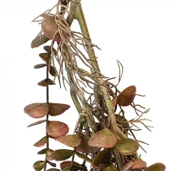 Eukalyptus hænger, rød/grøn, 97cm, kunstig plante