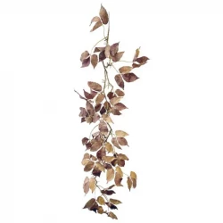 Bøgebladsranke, 122cm, gyldenbrun, kunstig ranke