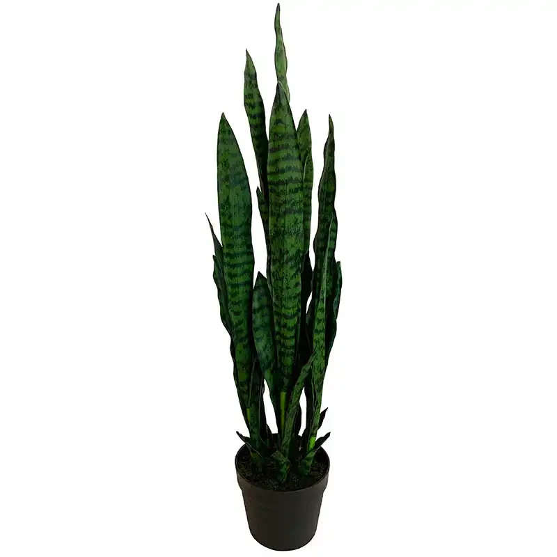 Svigermors skarpe tunge/ Bajonetplante/ Sanseveria i potte, 97cm, kunstig plante