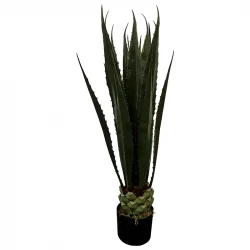 Agave i potte, 130cm, kunstig plante