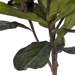 Figen træ i potte, 210cm, 89 blade, kunstig plante