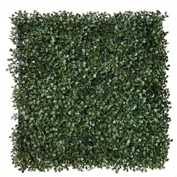 Bladmix plade, buksbom, UV, 50x50cm, kunstig græs