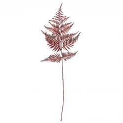 Bregne på stilk. metallic rød, 80cm, kunstig plante