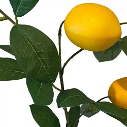 Citrongren, 3 citroner, 74cm, kunstig gren