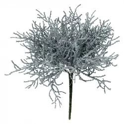 Cypresurt buket (Santolina), 25cm, grå, kunstig plante