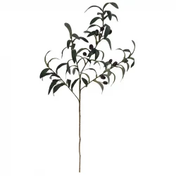 Olivengren, 75cm, med 4 kviste på, kunstig gren