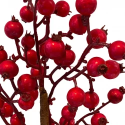 Gren m røde bær, 45cm, kunstig gren