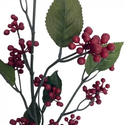 Gren m røde bær, 77cm, kunstig gren