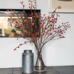 Hybengren, orange, 92cm, kunstig plante