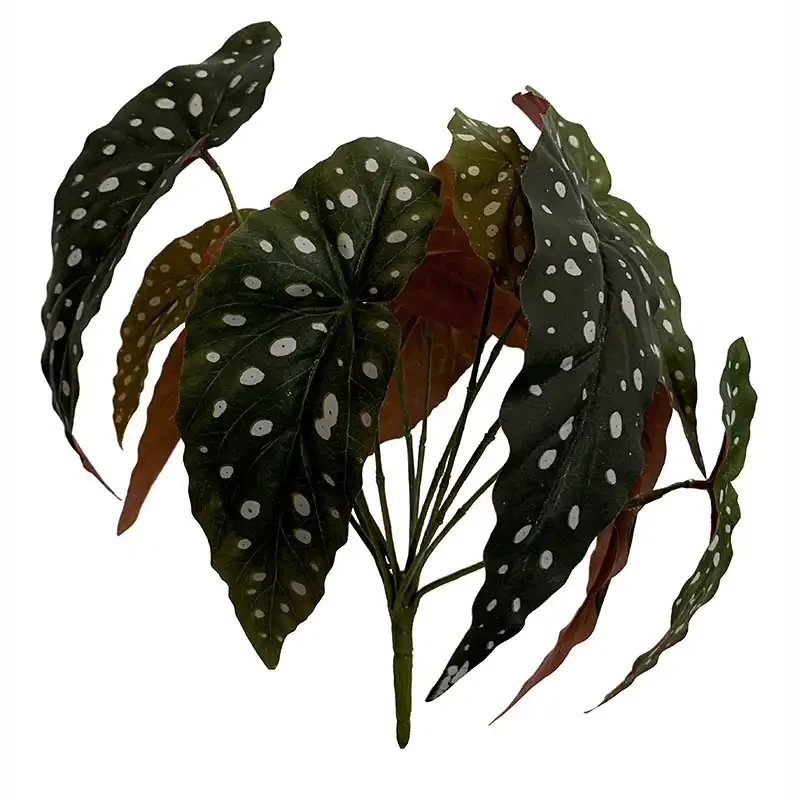 Kongebegonia på stilk, 33cm, kunstig plante