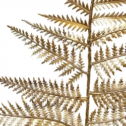Bregne på stilk metallic guld 80cm, kunstig blad