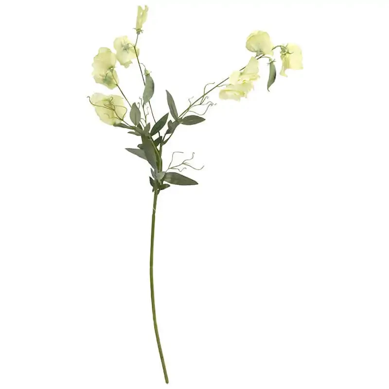 Ærteblomst, 70cm Gul, kunstig blomst