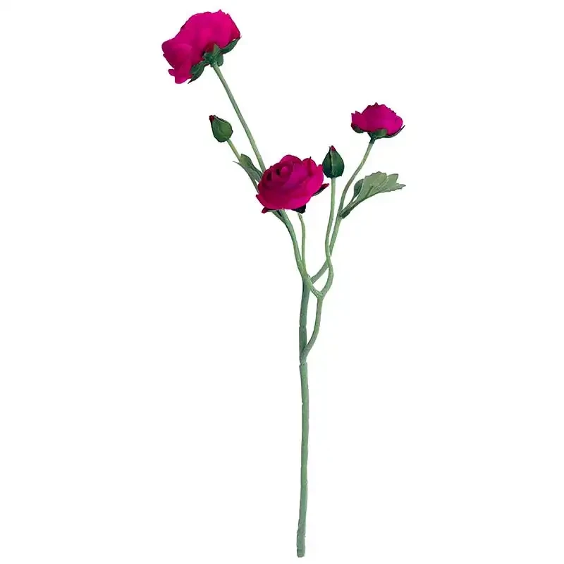 Ranunkelblomma, pink, 48 cm, konstgjord blomma