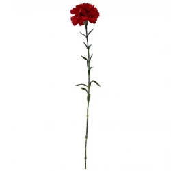 Nellike på stilk, 67cm, rød, kunstig blomst