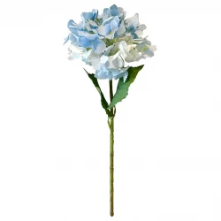 Hortensia, blå, 52cm, kunstig blomst