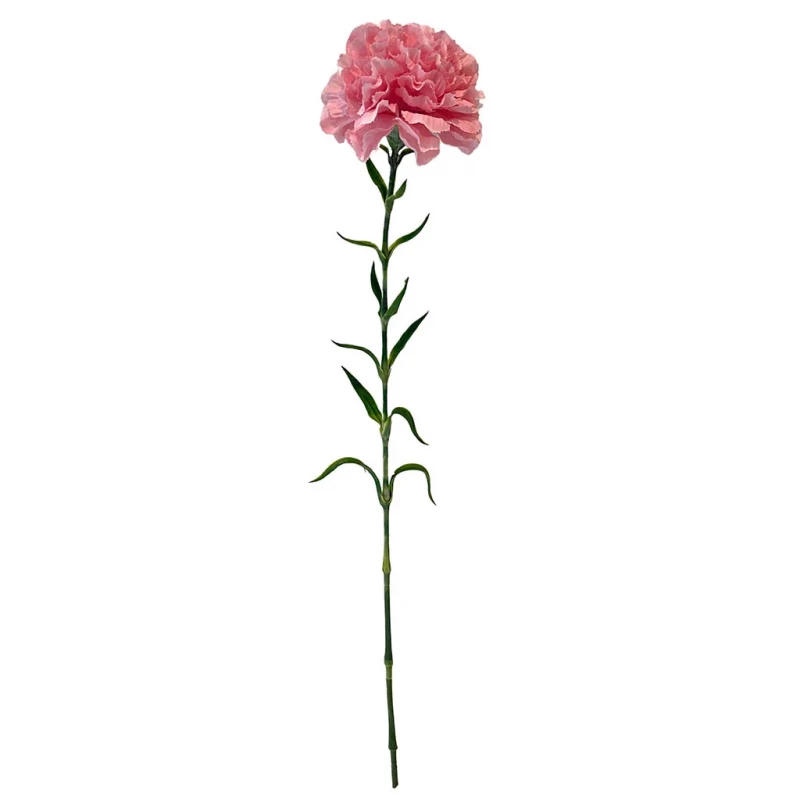 Nellike på stilk, 67cm, pink, kunstig blomst