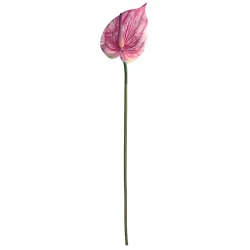 Flamingo blomst, 45cm, pink, anthurium, kunstig blomst