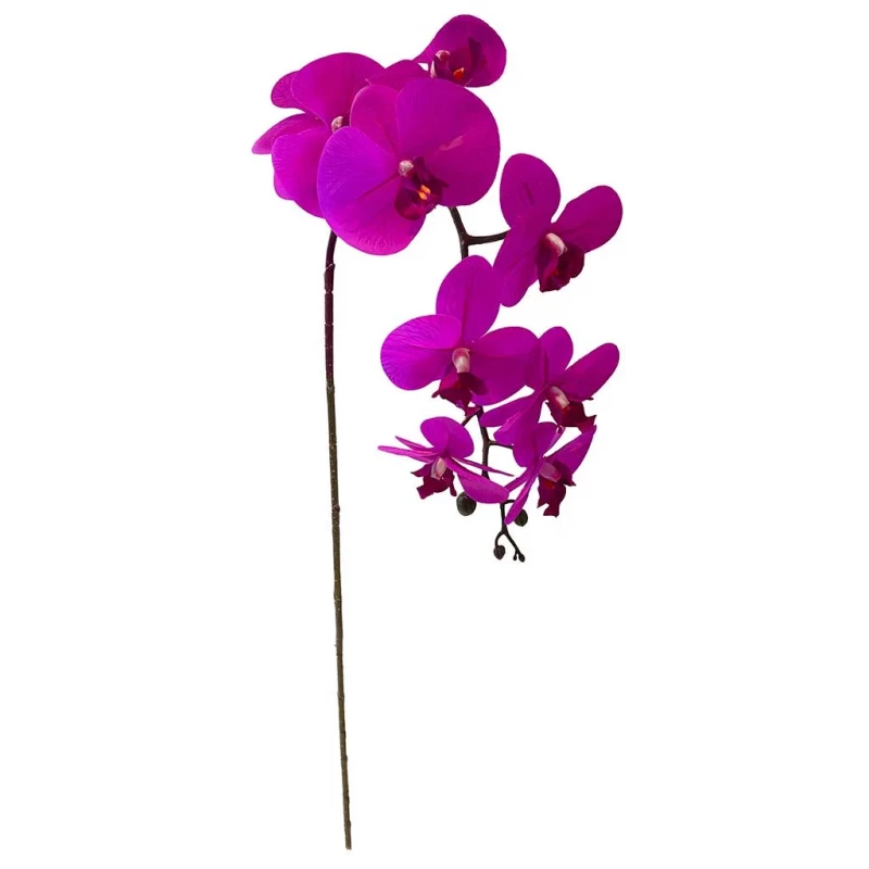 Orkide på stilk, fuchsia, 108cm, kunstig blomst