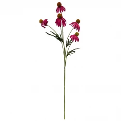 Solhat, rød, 90cm, Rudbeckia, kunstig blomst