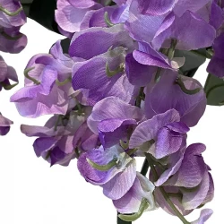 Wisteria, lilla, blåregn buket, 77cm, kunstig blomst