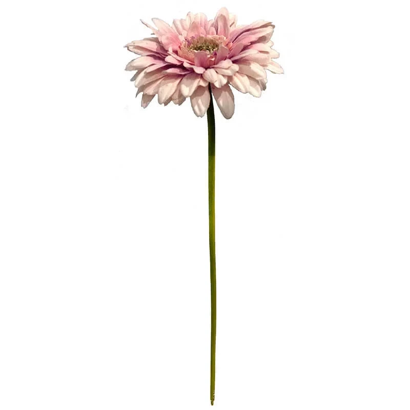 Gerbera, 48cm Rosa/Laksefarvet, kunstig blomst