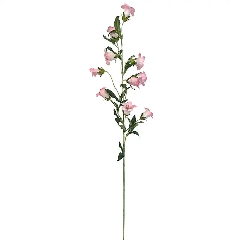 Klokkeblomst stilk, 88cm, lyserød, kunstig blomst