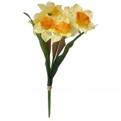 Påskelilje, 3 stk, 28cm, kunstig blomst