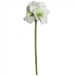 Amaryllis, hvid, 99cm, kunstig blomst